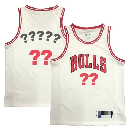 Men's  Chicago Bulls Swingman NBA custom Jersey - Association Edition - buybasketballnow