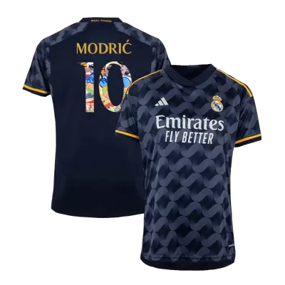 MODRIĆ #10 Real Madrid Away Soccer Jersey 2023/24 - Sen2 Font - buybasketballnow