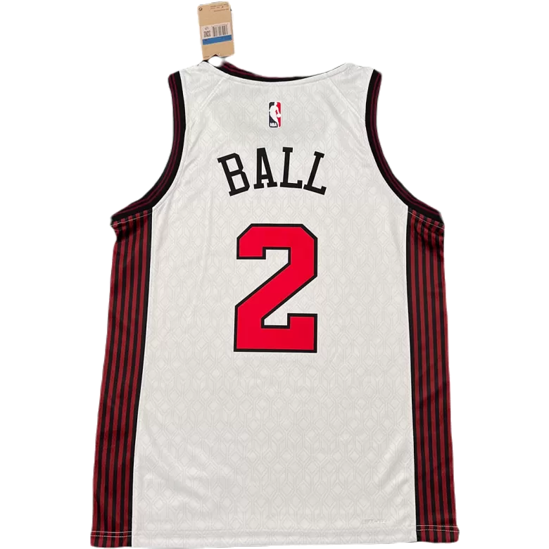 Men's Lonzo Ball #2 Chicago Bulls Swingman NBA Classic Jersey - City Edition 2022/23 - buybasketballnow