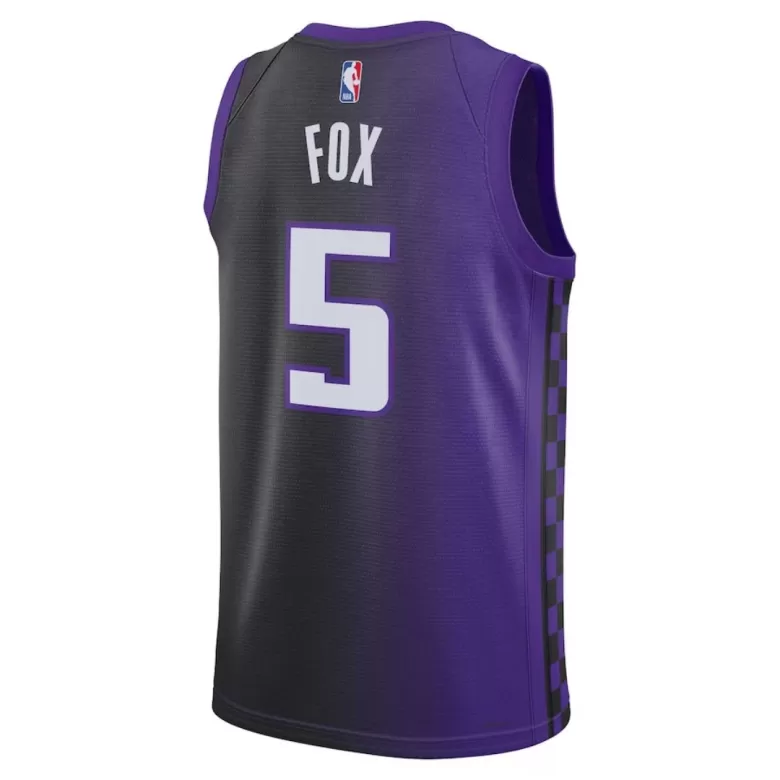 De'Aaron Fox #5 Sacramento Kings Swingman Jersey Purple 2023/24 - buybasketballnow