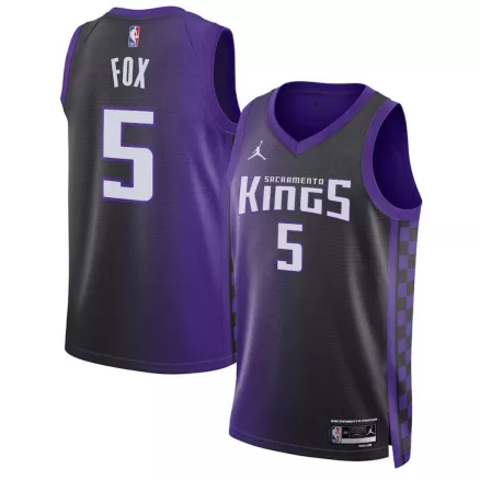 De'Aaron Fox #5 Sacramento Kings Swingman Jersey Purple 2023/24 - buybasketballnow