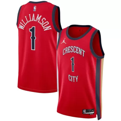 Men's Zion Williamson #1 New Orleans Pelicans Swingman NBA Jersey - Statement Edition 2023/24 - buybasketballnow