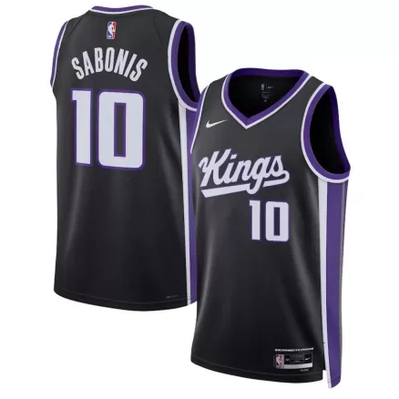 Domantas Sabonis #10 Sacramento Kings Swingman Jersey Black 2023/24 - buybasketballnow
