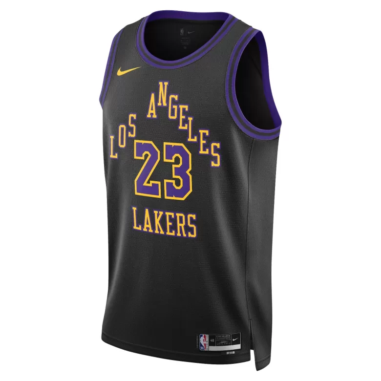 LeBron James #23 Los Angeles Lakers Swingman Jersey Black 2023/24 - buybasketballnow