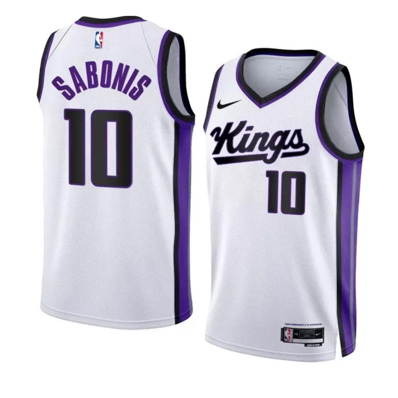 Men's Domantas Sabonis #10 Sacramento Kings Swingman NBA Jersey - Association Edition2023/24 - buybasketballnow