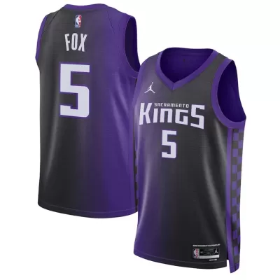 Men's De'Aaron Fox #5 Sacramento Kings Swingman NBA Jersey - Statement Edition 2023/24 - buybasketballnow