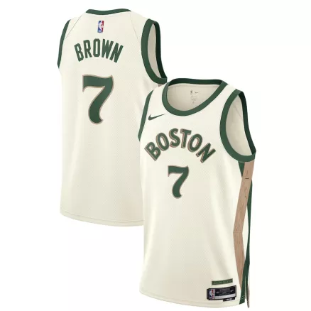 Jaylen Brown #7 Boston Celtics Swingman Jersey Green 2023/24 - buybasketballnow