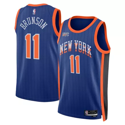 Jalen Brunson #11 New York Knicks Swingman Jersey Black 2023/24 - buybasketballnow