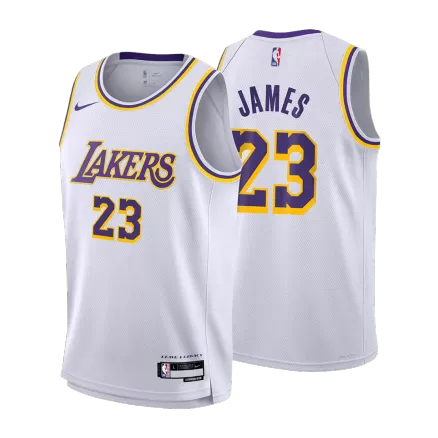 Kids's LeBron James #23 Los Angeles Lakers Swingman NBA Jersey - Association Edition2022/23 - buybasketballnow