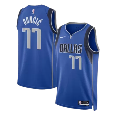 Kids's Doncic #77 Dallas Mavericks Swingman NBA Jersey - Icon Edition 2022/23 - buybasketballnow