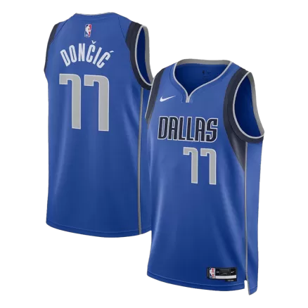 Kids's Doncic #77 Dallas Mavericks Swingman NBA Jersey - Icon Edition 2022/23 - buybasketballnow