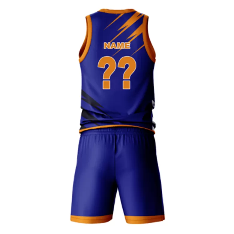 Basketball Uniforms Personalized Customized Blue Citrus Men's Basketball Suit (Top+Shorts) - buybasketballnow