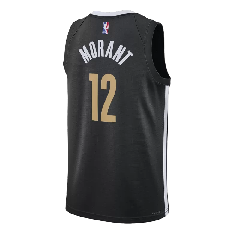 MORANT #12 Memphis Grizzlies Swingman Jersey Black 2023/24 - buybasketballnow
