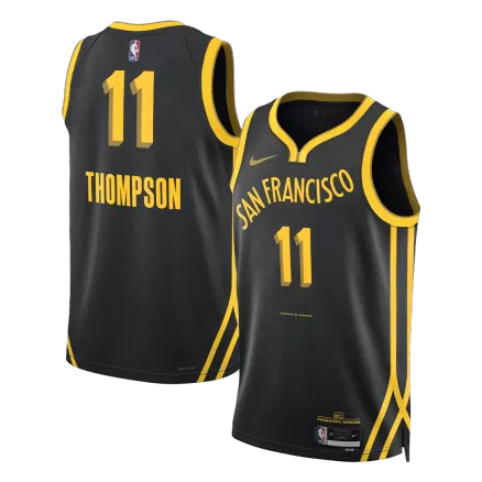 THOMPSON #11 Golden State Warriors Swingman Jersey Black 2023/24 - buybasketballnow