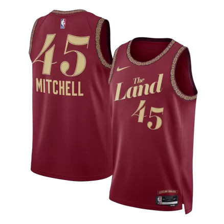 MITCHELL #45 Cleveland Cavaliers Swingman Jersey Red 2023/24 - buybasketballnow
