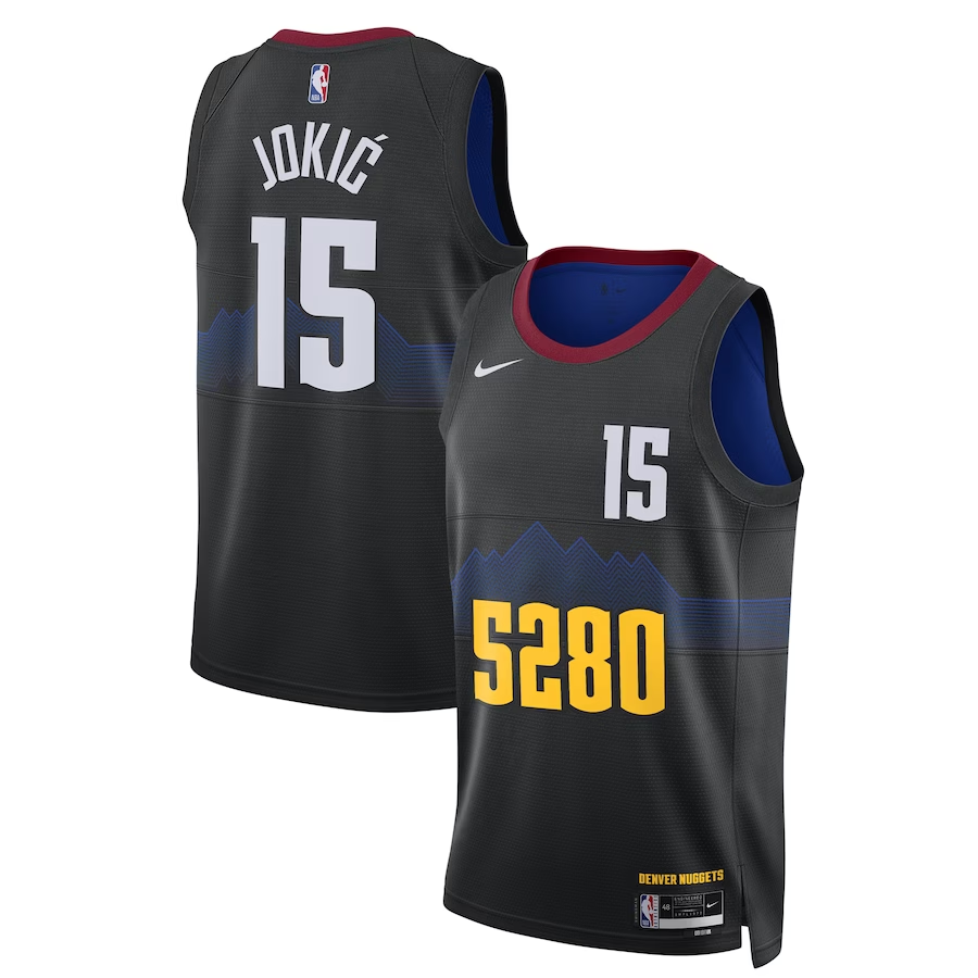 Men's Nikola Jokic #15 Denver Nuggets Swingman NBA Jersey - City ...