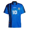 Retro #10 Argentina Away Soccer Jersey Kit(Jersey+Shorts) 1994 - buybasketballnow