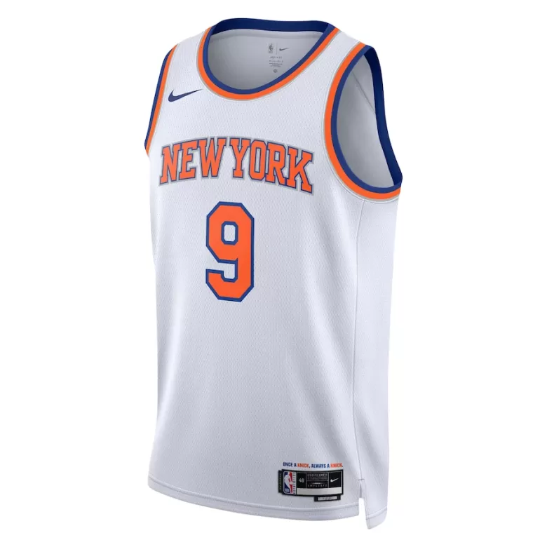 Men's RJ Barrett #9 New York Knicks Swingman NBA Jersey - Association Edition - buybasketballnow