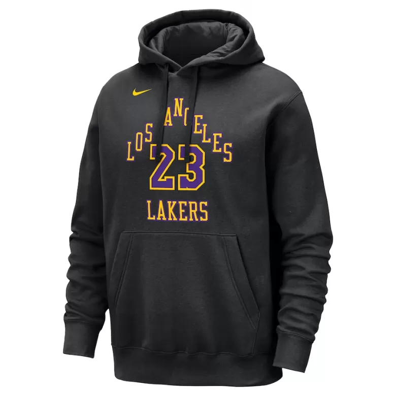 Men's LeBron James #23 Los Angeles Lakers Hoodie NBA Jersey - City Edition 2023/24 - buybasketballnow