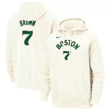 Men's Jaylen Brown #7 Boston Celtics Hoodie NBA Jersey - City Edition 2023/24 - buybasketballnow