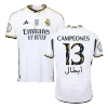 Authentic CAMPEONES #13 Real Madrid Home Soccer Jersey 2023/24 - Campeones Supercopa - buybasketballnow