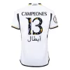 CAMPEONES #13 Real Madrid Home Soccer Jersey 2023/24 - Campeones Supercopa - buybasketballnow