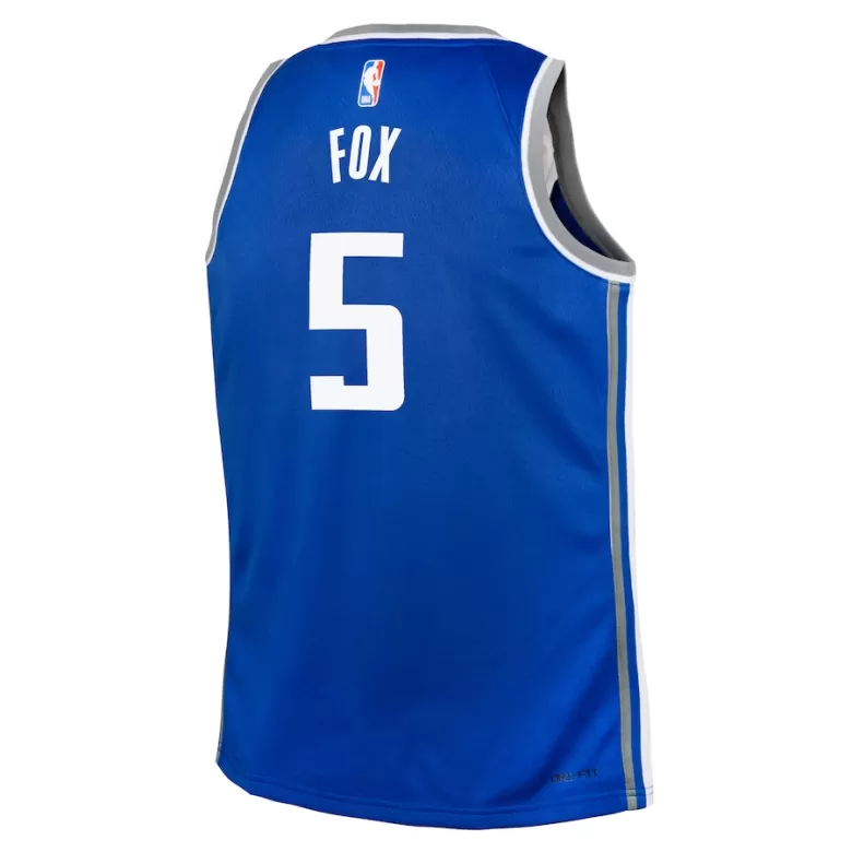 Kids's De'Aaron Fox #5 Sacramento Kings Swingman NBA Jersey - City Edition - buybasketballnow