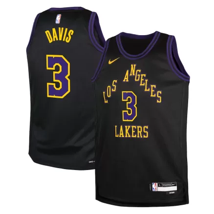 Kids's Anthony Davis #3 Los Angeles Lakers Swingman NBA Jersey - City Edition 2023/24 - buybasketballnow