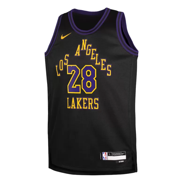Kids's Rui Hachimura #28 Los Angeles Lakers Swingman NBA Jersey - City Edition 2023/24 - buybasketballnow