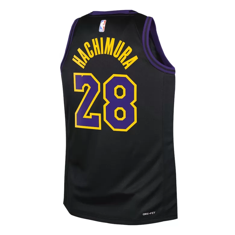 Kids's Rui Hachimura #28 Los Angeles Lakers Swingman NBA Jersey - City Edition 2023/24 - buybasketballnow