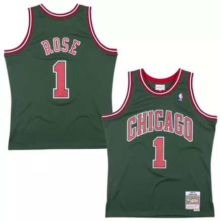 Derrick Rose #1 Chicago Bulls Swingman Jersey Green 2008/09 - buybasketballnow