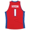 Men's Allen Iverson #1 Detroit Pistons Swingman NBA Classic Jersey 2008/09 - buybasketballnow