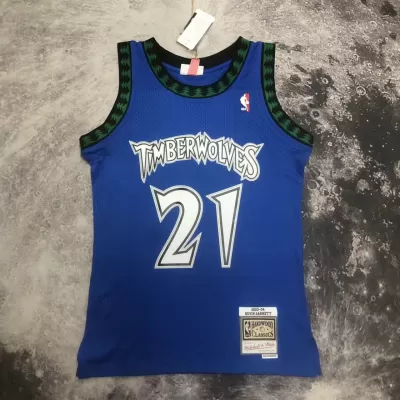 Men's Timberwolves Garnett #21 Minnesota Timberwolves NBA Classic Jersey 2003/04 - buybasketballnow