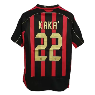 Retro KAKA' #22 2006/07 AC Milan Home Soccer Jersey - buybasketballnow