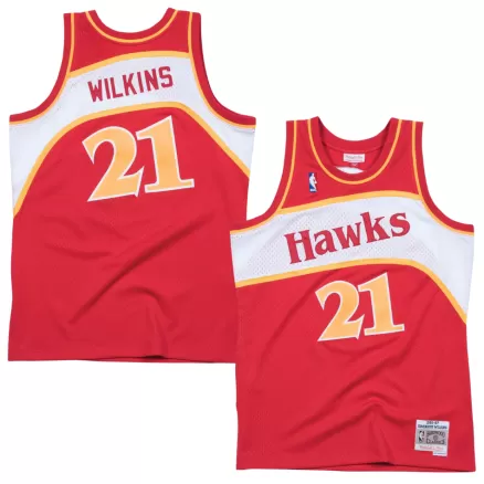 Men's Dominique Wilkins #21 Atlanta Hawks Swingman NBA Classic Jersey 1986/87 - buybasketballnow