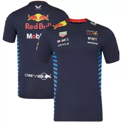 Red Bull F1 Racing Team Set Up Navy T-Shirt 2024 - buybasketballnow