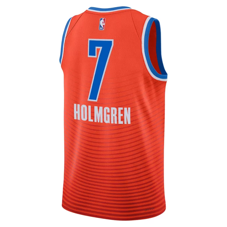 Men's Chet Holmgren #7 Oklahoma City Thunder Swingman NBA Jersey - Statement Edition - buybasketballnow