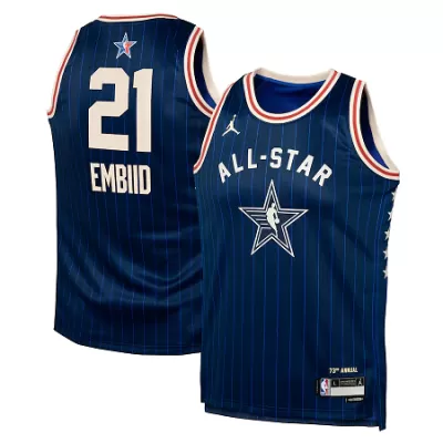 Kids's Joel Embiid #21 All TEAM Swingman NBA Jersey 2024 - buybasketballnow