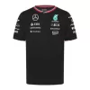 Mercedes AMG Petronas F1 Racing Team Black T-Shirt 2024 - buybasketballnow