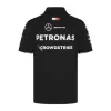 Mercedes AMG Petronas F1 Black Team Polo 2024 - buybasketballnow