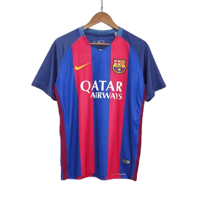 Retro 2016/17 Barcelona Home Soccer Jersey - buybasketballnow