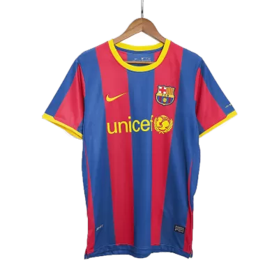 Retro 2010/11 Barcelona Home Soccer Jersey - buybasketballnow