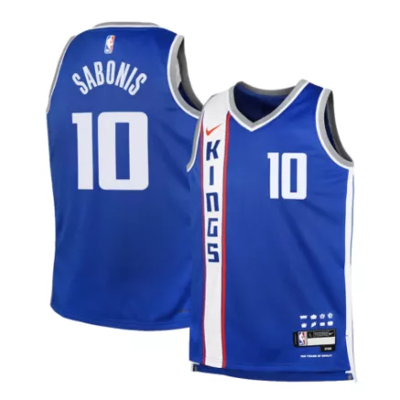 Kids's Domantas Sabonis #10 Sacramento Kings Swingman NBA Jersey - City Edition 2023/24 - buybasketballnow