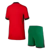 Kid's Portugal Home Soccer Jersey Kit(Jersey+Shorts) Euro 2024 - buybasketballnow