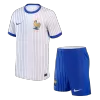 Kid's France Away Soccer Jersey Kit(Jersey+Shorts) Euro 2024 - buybasketballnow