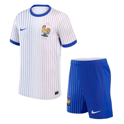 Kids France Custom Away Soccer Kits 2024 - buybasketballnow