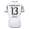 Authentic CAMPEONES #13 Real Madrid Home Soccer Jersey 2023/24 - Campeones Supercopa - buybasketballnow