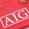 Retro 2007/08 Manchester United Home Soccer Jersey - buybasketballnow