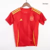 Kid's Spain Home Soccer Jersey Kit(Jersey+Shorts) Euro 2024 - buybasketballnow