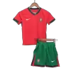 Kid's Portugal Home Soccer Jersey Kit(Jersey+Shorts) Euro 2024 - buybasketballnow